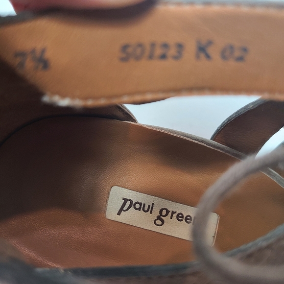 NEW PAUL GREEN Hana heels booties lace-up sandals - Picture 7 of 10